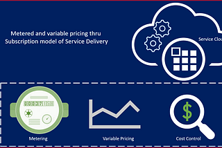 Metered pricing model in IT services