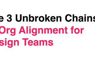 Simple frameworks to provide the entire organization some much-needed foundation and consistency.