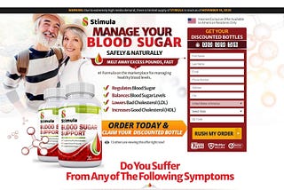Stimula Blood Sugar Support Reviews WARNING REVEALED Nobody Tells You This