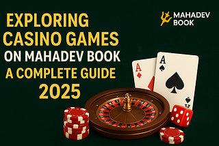 Exploring Casino Games on Mahadev Book — Complete Guide 2025