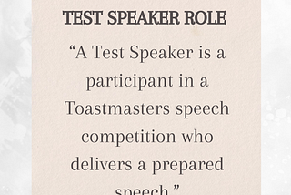 Toastmasters Journey Series(TJS): Day 35
