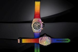 Hublot Big Bang One Click Rainbow 39 mm réplicas de relojes