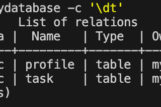 Database: Installation and usage of postgresql database server in macOS in a Python project