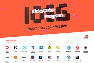 Launching IOSG’s Kickstarter Program