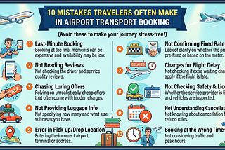 10 Mistakes Travelers Make When Booking Airport Transportation