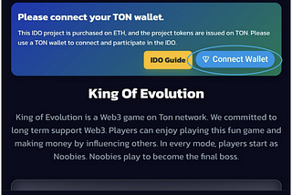 **Instructions for Connecting TON Wallet on Mobile**
