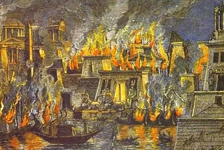 The Burning of the Alexandria Library