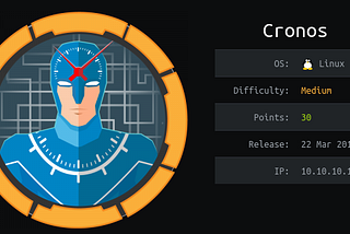 HackTheBox: Cronos Write-Up