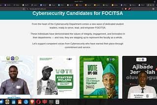 FOCITSA Cyber Campaign Website — Powered by Ibrahim Yusuf