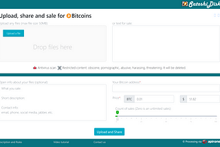 SatoshiDisk Review — Online Marketplace with Bitcoin forwarding