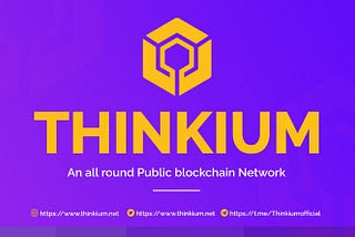 THINKIUM: A Unique All-round Public Blockchain Network