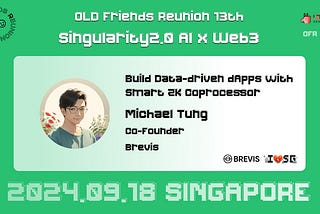 IOSG OFR 13th Keynote Recap | Brevis | Build Data-driven dApps With Smart ZK Coprocessor