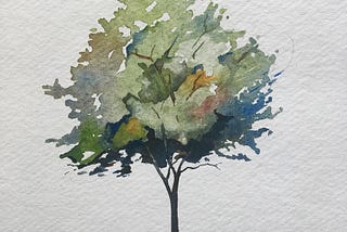 How To Paint A Tree In Watercolors