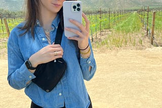 Me on a Vinyard in Ensenada, Mexico.