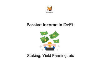 How to Get Passive Income in DeFi