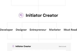 Initiator Creator — My second attempt to create a community for side hustlers.