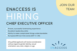 EnAccess is Hiring: CEO