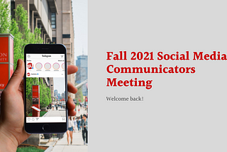 The Power of Social Contests, Twitter Takeovers and More: Recapping BU’s Fall 2021 Social Media Communicators Meeting