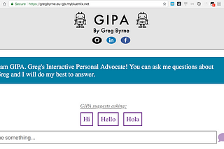 A development story in creating a digital advocate with Watson Assistant