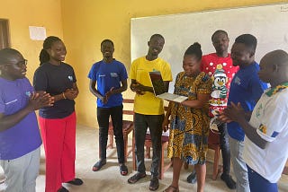 BecauseSheCan donates laptop for digital learning in rural areas