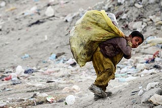 Poverty is a big issue in Pakistan.