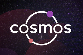 Cosmos logo over a space image