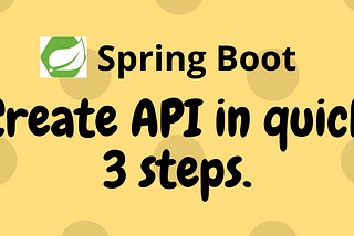 REST API with Spring Boot