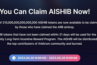 $50 ArbShib Airdrop | For ARB Eligible User