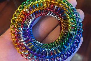 sex toy the rose Infinity Rose Chainmaille Fidget Toy main image 0