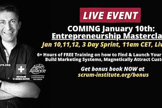 Invitation To SkillFront Entrepreneurship Masterclass Live, 10,11,12 January, 6+ Hours Live…