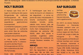 DO RAP AO SAGRADO: 4 HAMBURGUERIAS PARA VISITAR EM SÃO PAULO