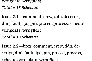S1000D Schemas for Issues 1.9 through 6