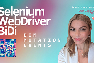 Observing DOM Mutation Events with Selenium WebDriver BiDi Protocol