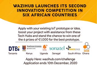 The WAZIHUB project launches the second edition of its Innovation Competition