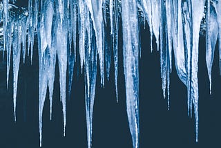 Icicles Sharpen As They Melt