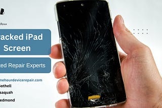 ipad broken screen for repair