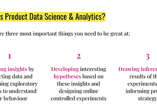 Introduction to
Product Data Science & Analytics