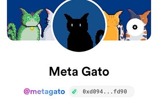Meta Gato nft cat