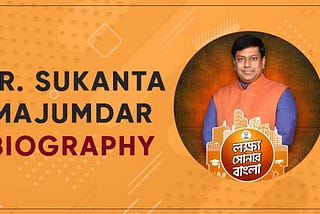 Wesbengal’s new BJP President Dr. Sukanta Majumdar Wiki Biography