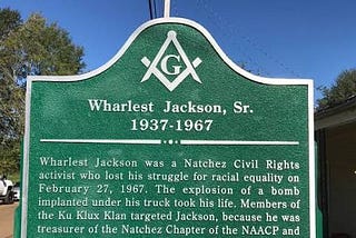 Wharlest Jackson Died for Our Rights