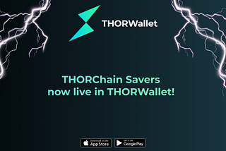 THORChain Savers Vaults Live in THORWallet!