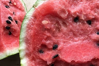 Juicy watermelon