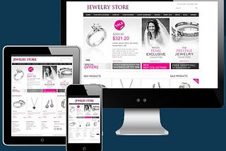 Jewelry Web Page Design, Website Design and Development Company