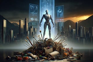 The Total Annihilation of Human Creators by AI