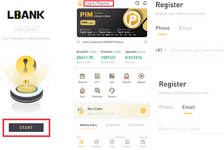 How to Register on LBank and How to use TTX.FINNANCE.