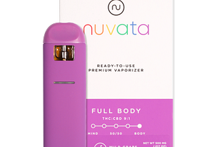 Cannabis | Full Body | Amplify your sensations | THC:CBD | 9:1 | Nuvata