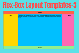 Complete Website Layout using Flexbox