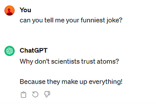 The bad jokes of ChatGPT (and other chatbots)