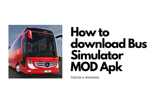 How to Download Bus Simulator: Ultimate MOD Apk