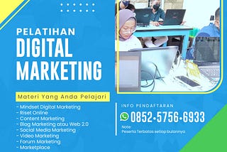 0852–5756–6933, Jasa Pelatihan Digital Marketing Prakerja di Malang